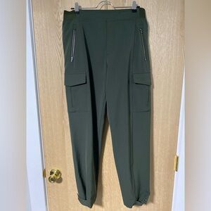 Athleta Green Cargo Pants size 10